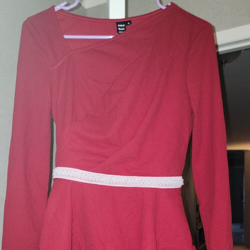 Formal asymmetrical blouse